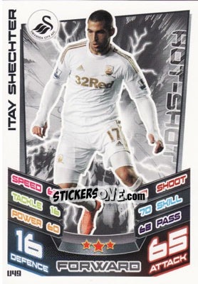 Cromo Itay Shechter - English Premier League 2012-2013. Match Attax Extra n. U49 - Topps