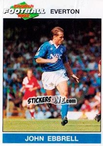 Figurina John Ebbrell - English Football 1991-1992 n. 64 - Panini