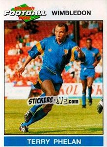 Figurina Terry Phelan - English Football 1991-1992 n. 256 - Panini