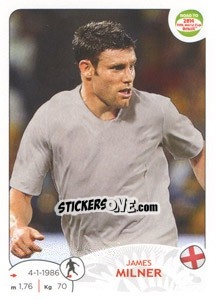 Cromo James Milner - Road To 2014 Fifa World Cup Brazil n. 115 - Panini