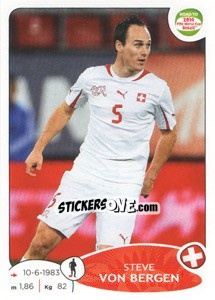 Figurina Steve von Bergen - Road To 2014 Fifa World Cup Brazil n. 359 - Panini