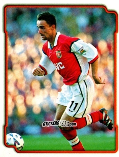 Sticker Overmars (Arsenal) - Premier League Inglese 1998-1999 n. T9 - Merlin