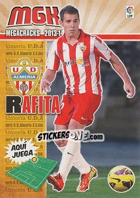 Cromo Rafita - Liga BBVA 2013-2014. Megacracks n. 4 - Panini