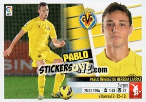 Figurina Pablo Iñiguez (4B) Colocas - Liga Spagnola 2013-2014 n. 621 - Colecciones ESTE