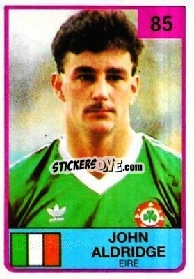 Figurina John Aldridge - The Stars of Football 1986 n. 85 - ALL SPORT
