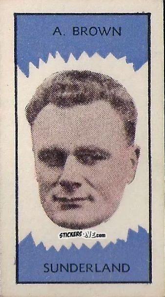Sticker Alan Brown - Football Club Managers 1959 n. 18 - Clevedon Confectionery
