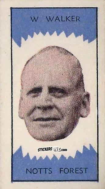Figurina Billy Walker - Football Club Managers 1959 n. 11 - Clevedon Confectionery
