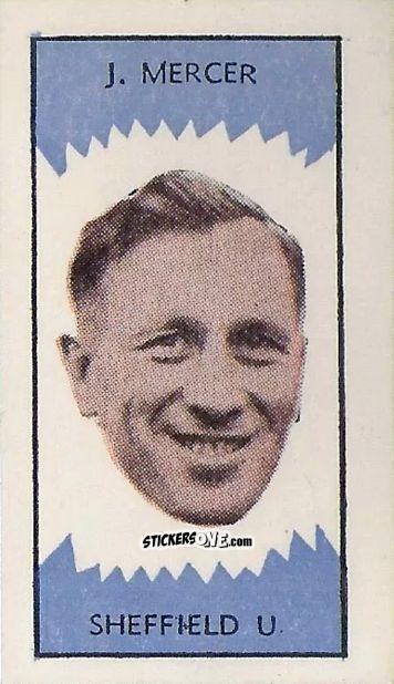 Cromo Joe Mercer - Football Club Managers 1959 n. 10 - Clevedon Confectionery
