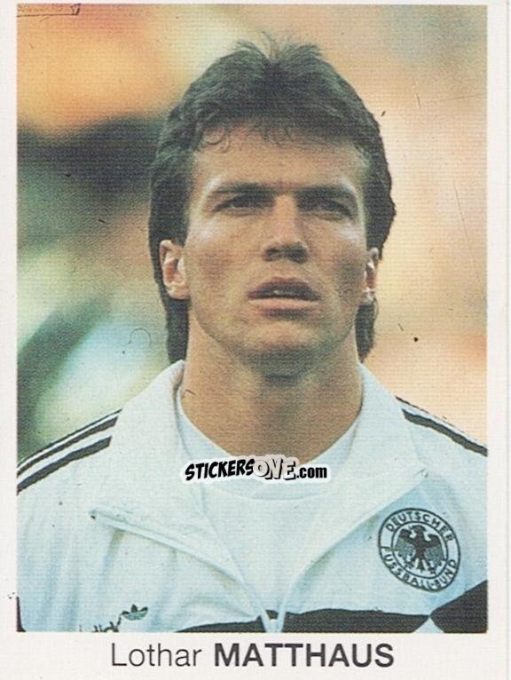 Figurina Lothar Matthaus - Mundial De Futbol Itália 90 n. 18 - Disvenda