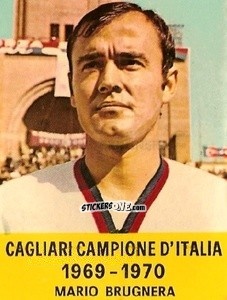 Figurina Mario Brugnera - Cagliari 1971-1972 n. 15 - FOLGORE

