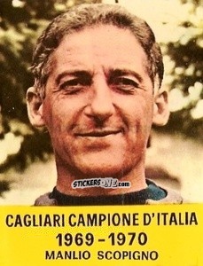 Figurina Scopigno Manlio - Cagliari 1971-1972 n. 2 - FOLGORE
