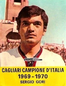 Figurina Sergio Gori - Cagliari 1971-1972 n. 12 - FOLGORE

