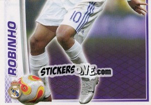 Figurina Robinho - Real Madrid 2007-2008 n. 120 - Panini