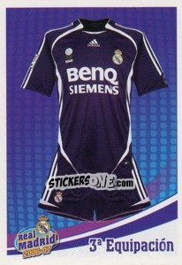 Cromo 3 Equipacion - Real Madrid 2006-2007 n. 8 - Panini