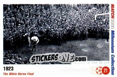 Cromo 1923 FA Cup Final - Millennium Collection 2000 n. 21 - MATCH