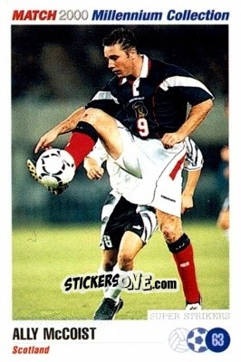 Figurina Ally McCoist - Millennium Collection 2000 n. 63 - MATCH