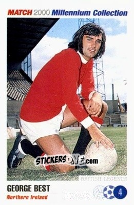Figurina George Best - Millennium Collection 2000 n. 4 - MATCH