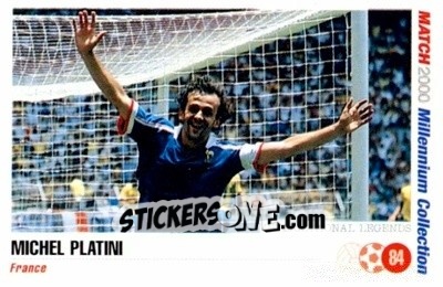 Cromo Michel Platini - Millennium Collection 2000 n. 84 - MATCH
