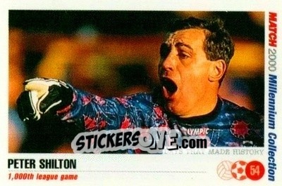 Figurina Peter Shilton - Millennium Collection 2000 n. 54 - MATCH
