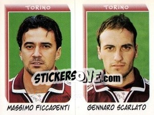 Cromo Ficcadenti / Scarlato - Calciatori 1999-2000 n. M40 - Panini