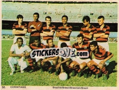 Sticker Corinthians - International Football Teams 1969-1970 n. 50 - Monty Gum