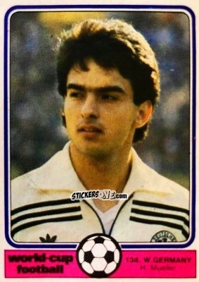 Sticker H. Mueller - World Cup Football 1982 n. 138 - Monty Gum