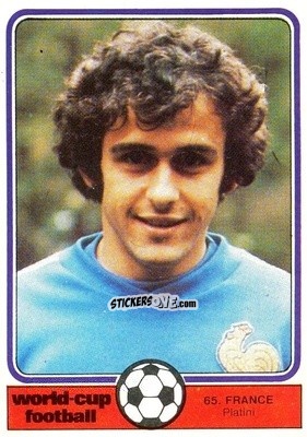 Cromo Platini - World Cup Football 1982 n. 65 - Monty Gum