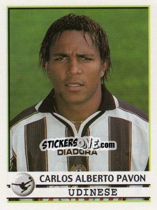 Figurina Carlos Alberto Pavon - Calciatori 2001-2002 n. 379 - Panini