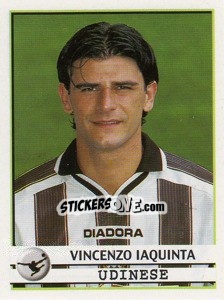 Cromo Vincenzo Iaquinta - Calciatori 2001-2002 n. 380 - Panini