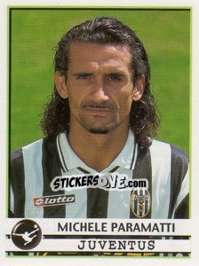 Sticker Michele Paramatti - Calciatori 2001-2002 n. 157 - Panini