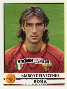 Cromo Marco Delvecchio - Calciatori 2001-2002 n. 334 - Panini
