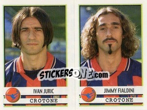 Figurina Juric / Fialdini  - Calciatori 2001-2002 n. 493 - Panini
