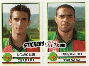Cromo Gissi / Miccoli  - Calciatori 2001-2002 n. 602 - Panini