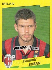 Cromo Zvonimir Boban - Calciatori 1996-1997 n. 182 - Panini