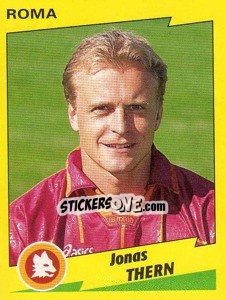 Cromo Jonas Thern - Calciatori 1996-1997 n. 295 - Panini