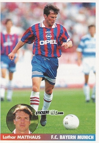 Figurina Lothar Matthaus - Los Mejores Equipos de Europa 1997 n. 56 - Panini
