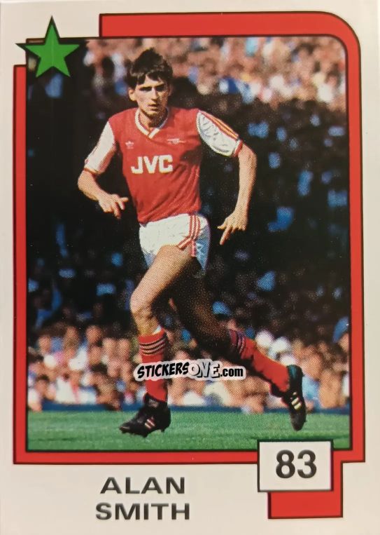 Cromo Alan Smith - Soccer Superstars 1988 n. 83 - Panini