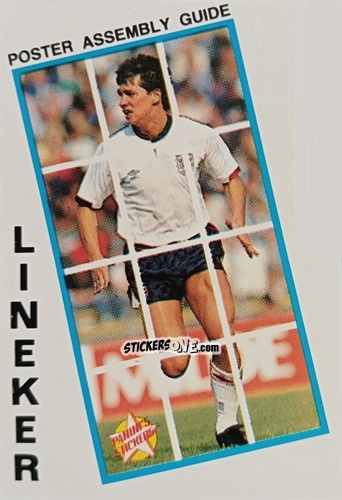 Sticker Gary Lineker - Soccer Superstars 1988 n. PAPGL - Panini