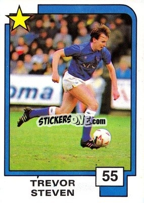 Cromo Trevor Steven - Soccer Superstars 1988 n. 55 - Panini