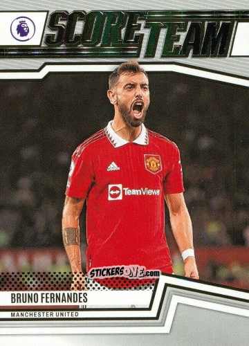 Sticker Bruno Fernandes - Score Premier League 2022-2023 n. ST23 - Panini