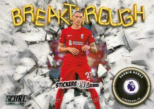 Cromo Darwin Nunez - Score Premier League 2022-2023 n. B15 - Panini