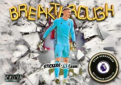 Figurina Dean Henderson - Score Premier League 2022-2023 n. B23 - Panini