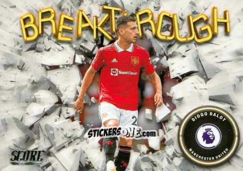 Cromo Diogo Dalot - Score Premier League 2022-2023 n. B20 - Panini