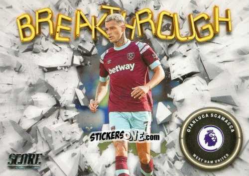 Sticker Gianluca Scamacca - Score Premier League 2022-2023 n. B29 - Panini