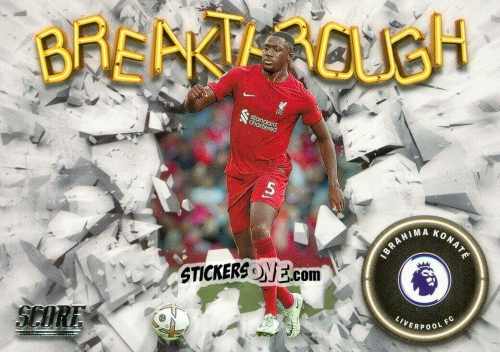 Sticker Ibrahima Konate - Score Premier League 2022-2023 n. B17 - Panini