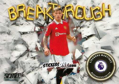 Cromo Lisandro Martinez - Score Premier League 2022-2023 n. B21 - Panini