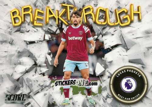 Cromo Lucas Paqueta - Score Premier League 2022-2023 n. B28 - Panini