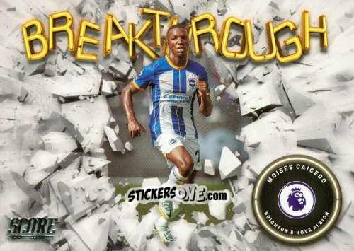 Cromo Moises Caicedo - Score Premier League 2022-2023 n. B6 - Panini