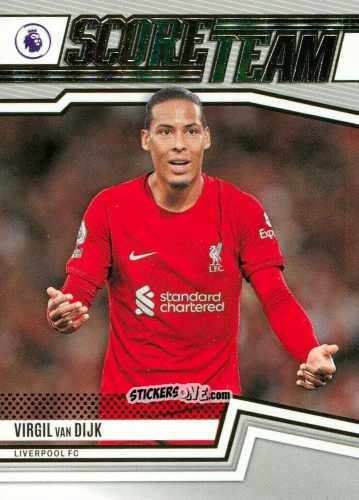 Figurina Virgil van Dijk - Score Premier League 2022-2023 n. ST18 - Panini