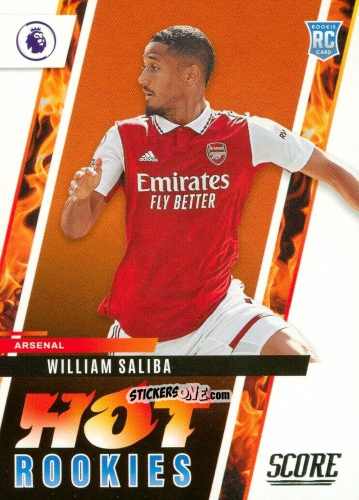 Sticker William Saliba - Score Premier League 2022-2023 n. HR2 - Panini